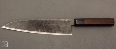  Couteau de cuisine artisanal japonais par Shosui Takeda - Sasanoha Medium