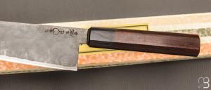  Couteau de cuisine artisanal japonais par Shosui Takeda - Sasanoha Medium