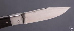    Couteau de poche à cran carré Pierre Henri Monnet - Corne de buffle et 90McV8