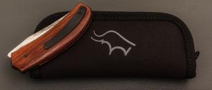    Couteau " custom " par Guy Poggetti - Micarta et lame en acier C130