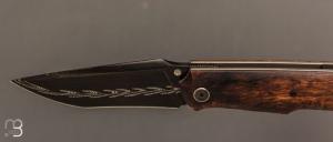   Couteau " custom " de Berthelemy Gabriel - La Forge Agab - Koa et Damas