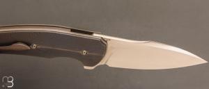    Couteau " custom " pliant de David Lespect - Timascus et RWL34