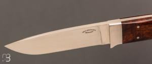  Couteau " drop point intégral " par Dietmar F. Kressler - Ironwood