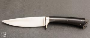  Couteau  fixe par Laurent Gaillard - G10 et 100C6