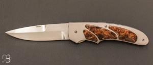 Couteau " liner - lock  " custom de Alfred Dobner
