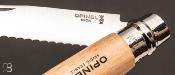 Couteau Opinel N°12 lame crantée inox hêtre