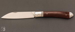   Couteau " slipjoint " par Grégory Picard - RWL-34 et micarta