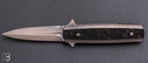   Dague pliante " PIC Prototype " de Jean Baptiste Leveque  par Maxknives