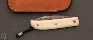   Couteau " Gentleman " Elforyn et lame en C130 de Garaboux Jean Philippe - Les couteaux de Pi