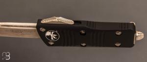 Couteau "  Troodon Mini T/E Stonewash Standard  " Automatique Microtech - 240-10