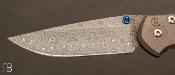 Couteau Sebenza 31 Large Damascus Raindrop Drop point de Chris Reeve - L31-10006 