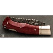 Couteau Böker BOXER Damascus par Raphaël Durand 111025