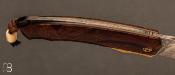 Couteau Ptidarno bois de fer - Damas de Philippe Ricard