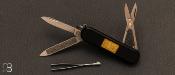 Couteau suisse Victorinox Classic noir lingot d'or- 0.6203.87