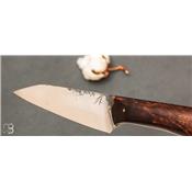 Couteau de cuisine artisanal modèle Honesuki de Arthur Lapostat