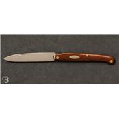 Couteau Ptit18 par Mathieu Herrero - Micarta vintage