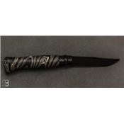 N°08 200th Maison Berthier Anniversary Opinel folding knife - Limited Édition - Black Blade