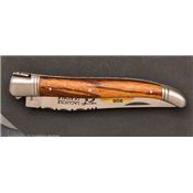 12cm Snake wood Laguiole pocket knife