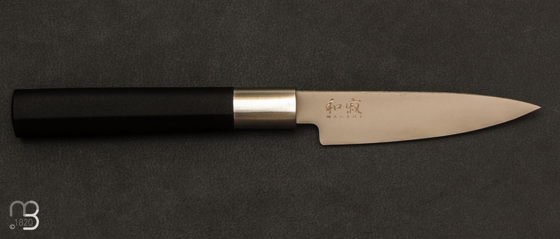 Couteau Japonais KAI Wasabi Black - Office 10 cm - 6710P