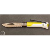 Couteau Opinel N°8 Outdoor Fluo Jaune