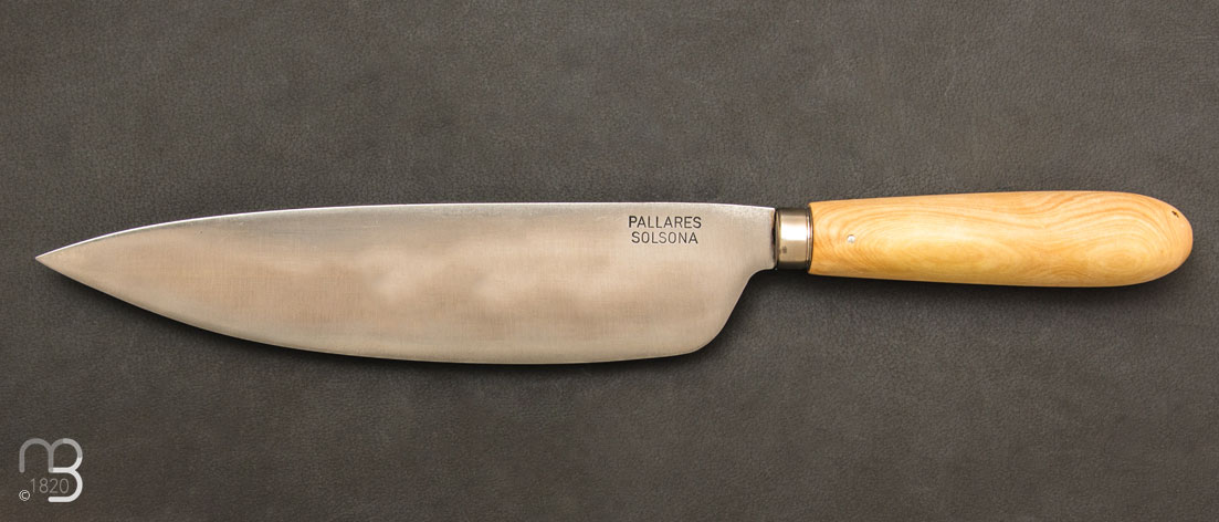 Couteau de cuisine Pallarès Solsona buis - chef 22 cm - XC75