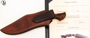   "Nightingale variation Knife" custom par Oliver Goldschmidt - Cerisier