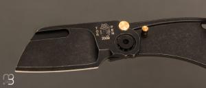 " µSepia Black " - Collaboration Torpen et Maxknives - MKH01B