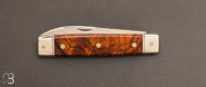 Couteau "  Canif 12cm  " RWL-34 et loupe de bois de fer par Romain Alvarez