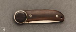Couteau " Akma 9cm" linerlock par Florinox - Ebène