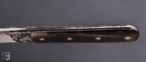   Couteau  " Rouennais " de Martin Mougeot Bohers - Corne de buffle et C130