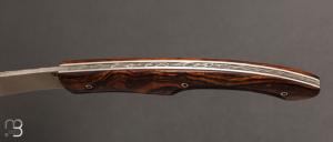   Couteau " Amorce " de Alexandre VALLET - Bois de fer et 14c28n
