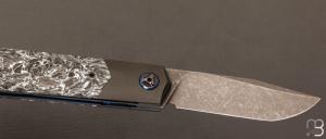    Couteau " Barlow " custom par Romain Lopez - Fatcarbon et lame en RWL34