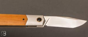  Couteau  "  Barlow " custom par Romain Lopez - Micarta Westinghouse et RWL34