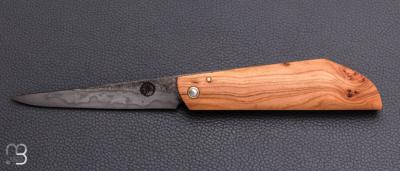    Couteau "Buissonnier" custom par Sourire Duville - Cade et Acier bas foyer
