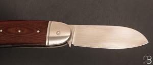  Couteau " Bulldog " par Thomas Chovin - Micarta et RWL-34