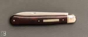   Couteau " Canif de luxe " par Adrien Vautrin - Bois de fer et 14c28N