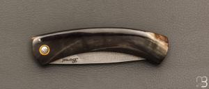   Couteau de poche Corse corne de bélier de Jean-Jacques Bernet