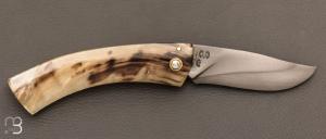   Couteau de poche Corse corne de bélier de Jean-Jacques Bernet