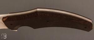 Couteau " Crom "  custom par Philippe Jourget - Samuel Lurquin Design
