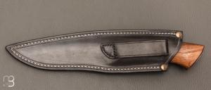   Couteau "Droit" de Jean Paul Sire - Noyer et Sandwich Vieux Fer