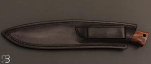  Couteau Droit "plate semelle" par Jean Paul SIRE - Bois de fer et C130