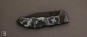 Couteau  " Evoke BSH Alox Navy Camouflage " Suisse Victorinox - 0.9415.DS242