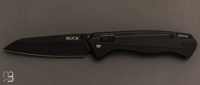  Couteau « FERROX » N°0698BKS par Buck - Aluminium noir et D2 - 7698.BKS