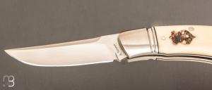   Couteau " Fox #0 Lock Back" par Aleksandr Vetrov - Micarta / M390
