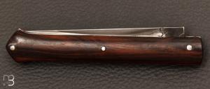 Couteau " Geisha " custom bois de fer par Stéphanie Mottais