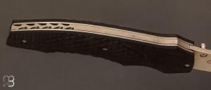 Couteau " Gun " KT 398.KT par Maserin - Ebène et N690