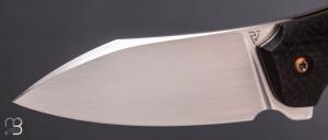    Couteau " Hifi " custom par Philippe Jourget - Fibre de carbone et CPM 154CM