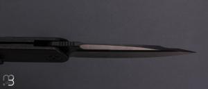   Couteau " Hull WE24046-1 - 025/200 " WE KNIFE - Blackwashed Titanium et Böhler M390