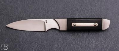   Couteau " Intégral " de V. Monteiro - Micarta et ATS-34