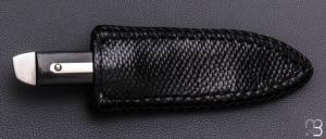   Couteau " Intégral " de V. Monteiro - Micarta et ATS-34